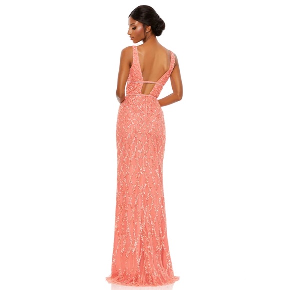 Mac Duggal Coral Sequin Formal Gown - Picture 3 of 11